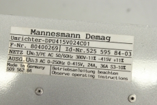 MANNESMANN DEMAG  DEMATIK AC 24 DPU415V024C01 Umrichter Converter  52559584-03