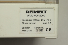 REIMELT WMU 900-2000 495,0420 24V +/-5 V  WMU Controller BATCH  WMU900-2000