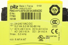 PILZ PSWZ X1P 00,75-0,5V 24-240V ACDC 777951 Sicherheitsschaltgerät 