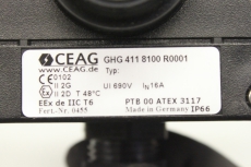 CEAG GHG4118100R0001 P411 GHG 411 8100 Drucktaster Befehlsgerät  Pushbutton 