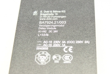 E.DOLD U. SöHNE BA7924 safemaster 0,5-5s Verzögerungsmodul  BA7924