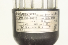 DUNKERMOTOREN KD62.0X80-2/AST0 230V & PLG 52 6,25:1 Getriebemotor 
