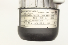 DUNKERMOTOREN KD62.0X80-2/AST0 230V & PLG 52 6,25:1 Getriebemotor 
