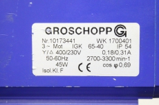 GROSCHOPP WK1700401 WK1700401 IGK 65-40 45W  Getriebemotor IGK65-40