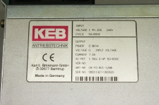 KEB 09.F0.R01-1288 09 F0 R01-1288 1,5kW 2,8kVA Frequenzumrichter 09F0R011288