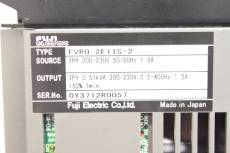 FUJI ELECTRIC FVR-E11 FVRE11 FVR0.2E11S-2 Frequenzumrichter FVR02E11S-2 FVR