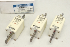3x FERRAZ SHAWMUT NH1 Sicherungseinsatz Lindner 224A 500V 120kA  NH1GG50V224 OVP
