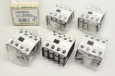 5x KLöCKNER-MOELLER 22DIL 22 DIL Hilfsschalterbaustein auxilliary contact 