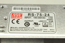 MEAN WELL RS-75-24 24V Stromversorgung Netzteil  3066347 OVP