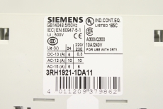  SIEMENS 1 Schließer 1 Öffner Hilfskontaktblock 3RH1921-1DA11 OVP