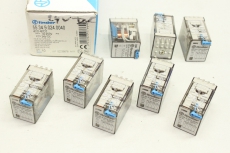 8x FINDER  55.34.9.024.0040 24V DC 7A 250V Relais  8012823076645 OVP