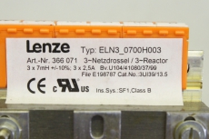  LENZE 366071 Netzdrossel Line reactor ELN3_0700H003 OVP