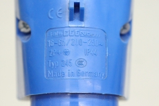 2x CEE Gerätestecker 3polig 16-6h/200-250 2P+ 245