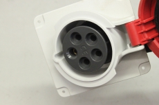 4x SCHNEIDER ELECTRIC CEE Anbausteckdosen Schneidklemmen 16A 3p+N+E 380-415 V AC