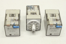 3x FINDER 60.12.024.0040 24V DC Relais  60120240040