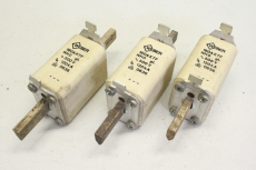 3x WEBER Sicherungseinsatz 160A 500V  120kA 0636 160AKTF NH0