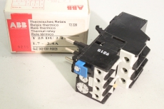 ABB T 25 DU 2.4 1,7-2,4A Thermisches Relais Thermal Relay T25DU2.4 OVP