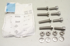  RITTAL Wandkonsole CP 40 Edelstahl Rückseitig Gewinde M8 Schrauben Set 6665000 