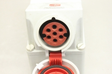 MENNEKES Wanddose DUO 16A7p6h400V IP67 Abschaltbar Wall mounted socket 7306 