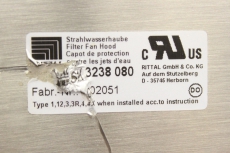  RITTAL Strahlwasserhaube für SK 3238.xxx Edelstahl Gehäuse SK3238080 SK 3238080