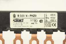 Moeller B3.1/4-PKZ0 B3.0/4-PKZN0 Stromkasten Klemmleiste Drehstromschienenblock 