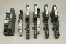  SIEMENS SIMATIC ET200S 6ES7151-1AA05-0AB0 mit 4x Modul CPU 