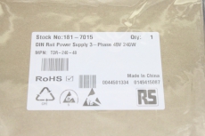 MEan Well TDR-240-48 181-7015 240W 48V  Stromversorgung Netzteil 181-7015 OVP