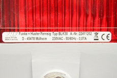 FHF 22411202 BLK 30 230VAC Rot  Signalleuchte Blitzleuchte  