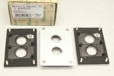 3x KLöCKNER MOELLER M22-E2 Schaltergehäuse Einbautableau 4015082165437 OVP