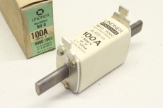 LINDER Sicherungseinsatz VOLLSCHUTZ 100A 500V 120kA 8000.1007 OVP NH0