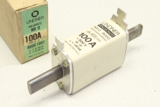 LINDER Sicherungseinsatz 100A 500V gL-gI 120kA 8000.1007 OVP NH0