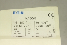EATON K150/05 16-150 50-120 Klemmstein Klemme K150/05