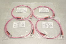 4x  ST-ST/OM4/DX/1M Dublex Patchkabel Kabel Lichtwellenleiter OVP