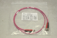 4x  ST-ST/OM4/DX/1M Dublex Patchkabel Kabel Lichtwellenleiter OVP