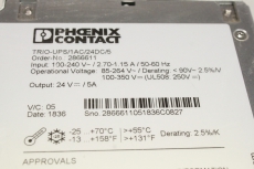  PHOENIX CONTACT TRIO-UPS/1AC/24DC/ 286661 Stromversorgung USV TRIO-UPS 
