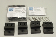 2x RITTAL  Wandbefestigungshalter für KS  Polyamid  RAL 9011 091415 9266