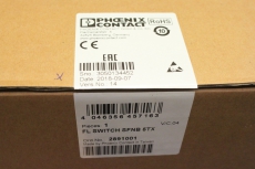 PHOENIX CONTACT 2891001 FL SWITCH SFNB 5TX Industrial Ethernet Switch FL-SWITCH
