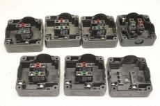 7x MOELLER FAK-S/KC11/I Schalter Notaus Grobhandtaster Fuß- Grobhandtaster 