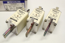 3x FERRAZ SHAWMUT Q217732C 125A 500V NH1 NH Sicherungseinsatz 8430399001777