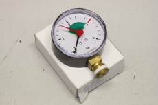 4x AFRISO4x AFRISO 0-4bar G3 senkrecht 63mm Gehäuse Manometer 63910 OVP