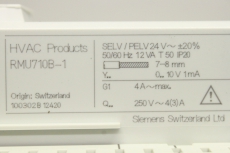 SIEMENS RMU710B  1 RMU 710B 24V Universalregler HVAC Controller RMU710B-1