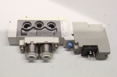 SMC SY5160-4YOE-C6-Q  Magnet Ventil Magnetventil SY51604YOEC6Q OVP