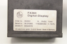 IFM ELECTRONIC FX360 Anzeige Display Digital-Display  