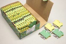 50x PHOENIX CONTACT Reihenklemme  Schutzleiterklemme UK10-PLUS-PE OVP