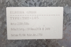 ELREHA THT 105 230V 50Hz L10075/0  L 10075/0 Modul Karte Board THT-105