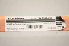  RITTAL Sammelschiene E-Cu 30x10 mm L=565 mm Gehäuse SV9661.360 SV 9661.360