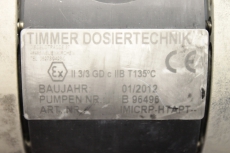TIMMER DOSIERTECHNIK IMICRP-HTAPT B96496 Ex Pumpe Pump IMICRP-HTAPT