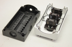 3x EATON Typ 3r Gehäuse Aufbaugehäuse Mit Leuchten rot grün gelb 