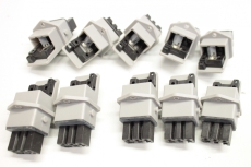 10x Hirschmann STAKEI 3 250V 400V ST Leistungssteckverbinder Stecker 3P +E 727