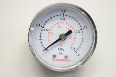 4x NORGREN 18-013-010 0-1,6bar R1/8 Manometer 